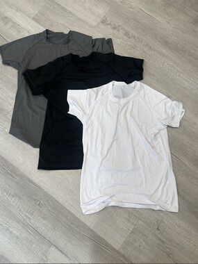 Everyday Performance Tee - White, Black, Gray